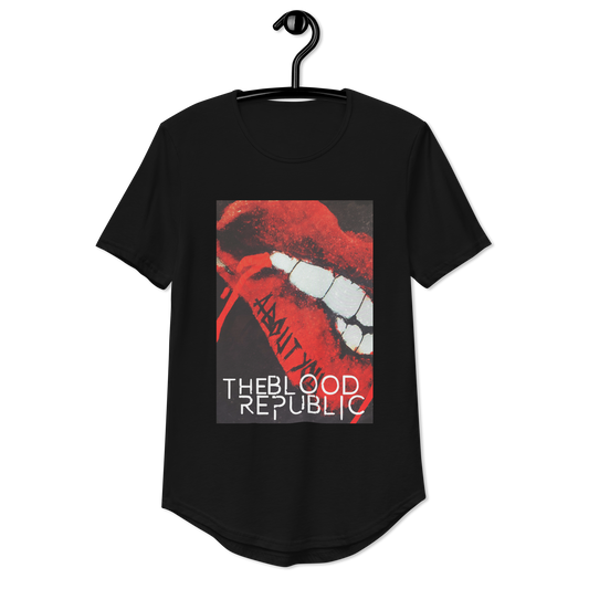 BLOOD REPUBLIC ABOUT YOU CURVED HEM T-SHIRT