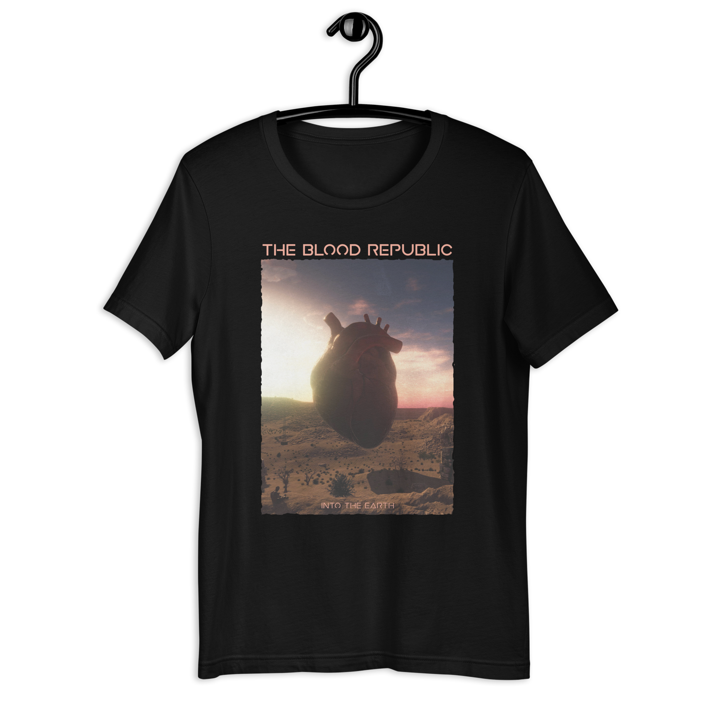 BLOOD REPUBLIC - INTO THE EARTH ARTWORK T-SHIRT