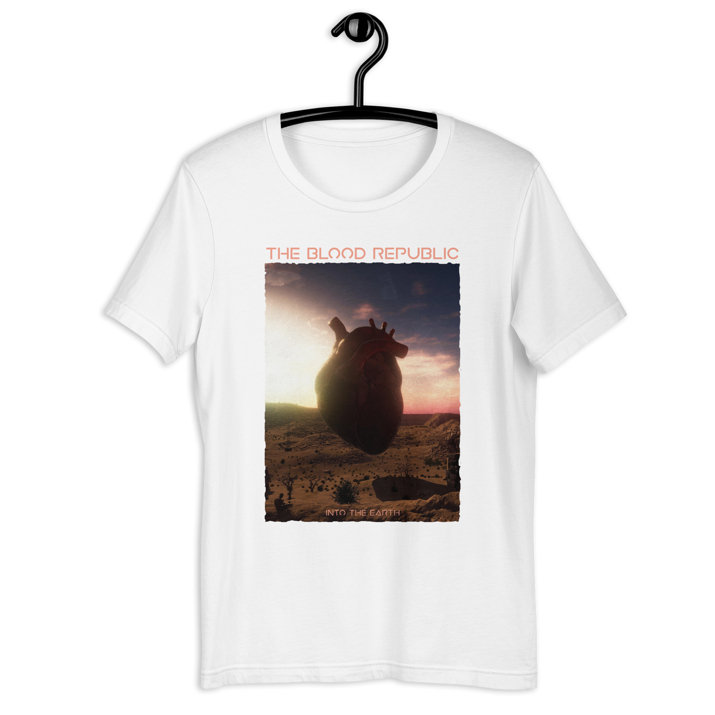 BLOOD REPUBLIC - INTO THE EARTH ARTWORK T-SHIRT